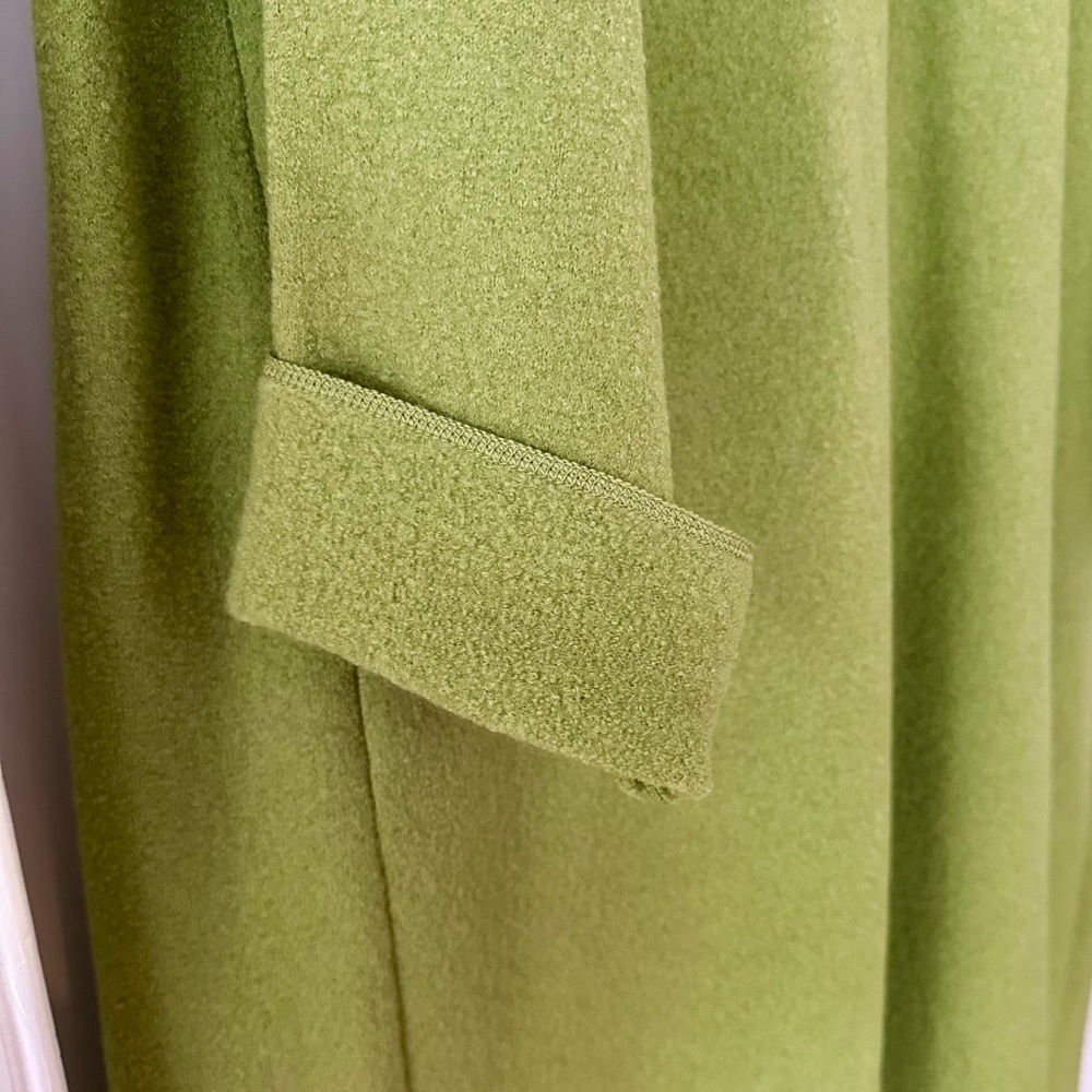 Eileen Fisher Spring Green Boiled Wool Coat: Size XL. - Picture 5 of 13